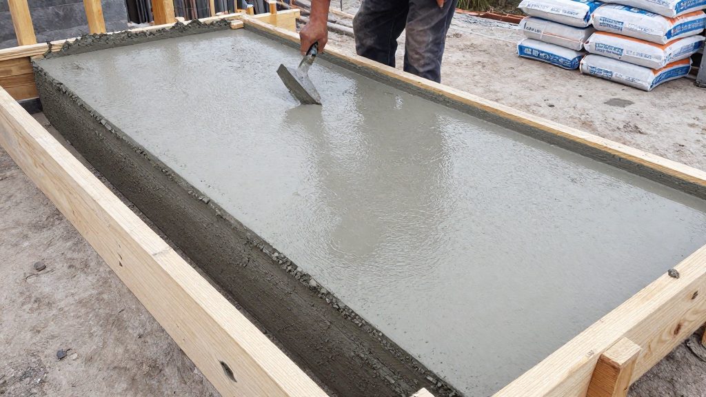 Combien de béton faut-il pour une dalle de 10 cm ?