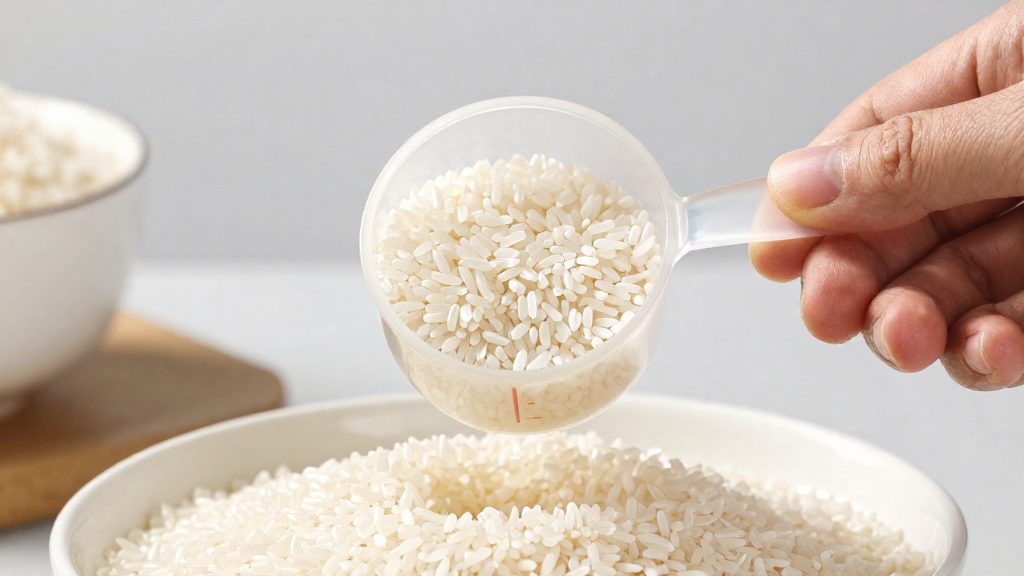 Measuring without wasting food