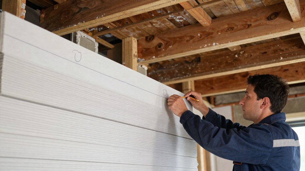 How do you measure a basement ceiling accurately?