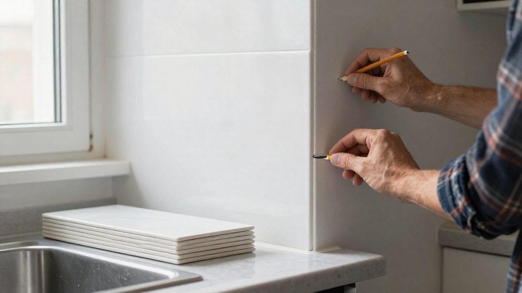 How do you measure the backsplash area?