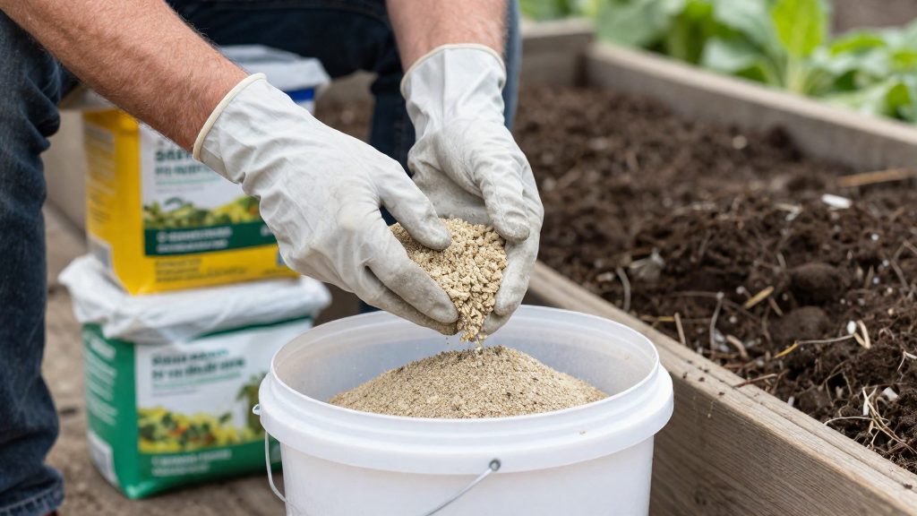 How much fertilizer does a vegetable garden need without a soil test?
