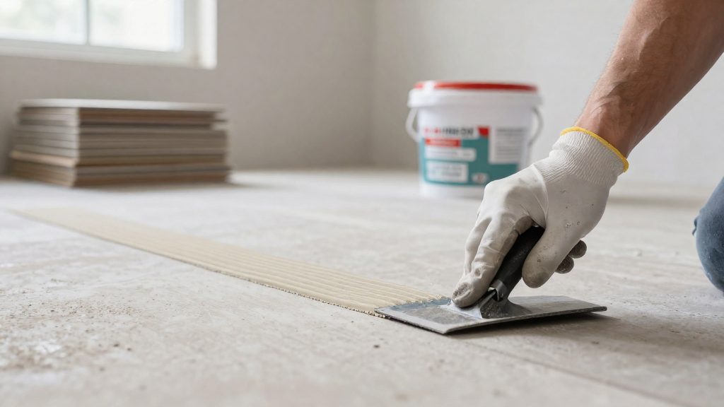 How Much Tile Overage to Order for a Bathroom Floor