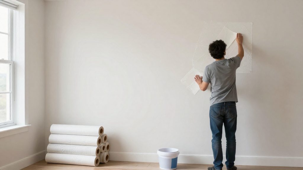 How Much Wallpaper for a Feature Wall? Rolls to Buy