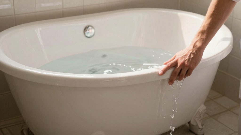 ¿Cuántos litros caben en una bañera?