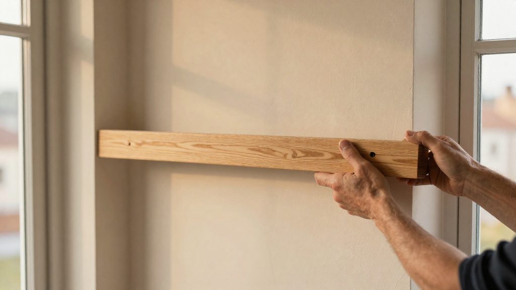 ¿Cómo se mide la superficie neta de la pared?