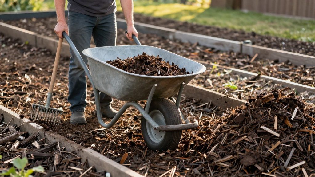 How deep should the mulch layer be?