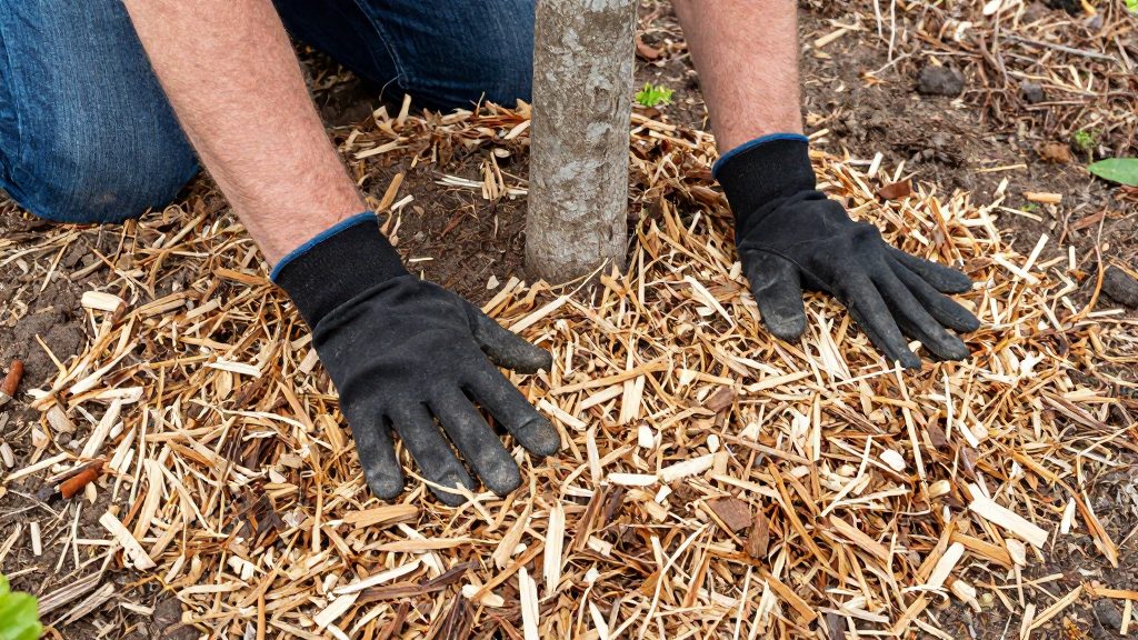 Why keep mulch away from the trunk?