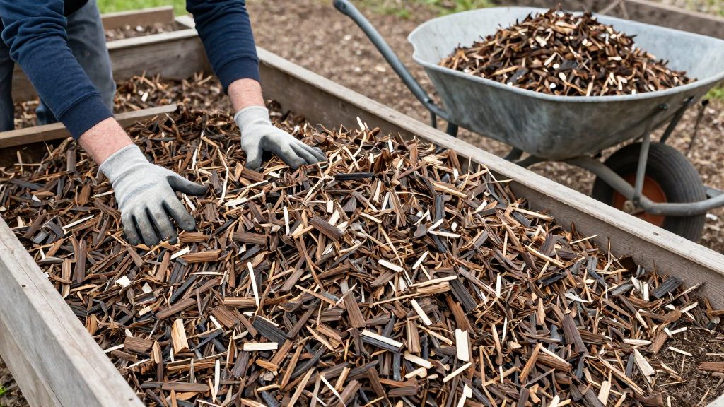 Wie berechne ich die Mulchmenge?
