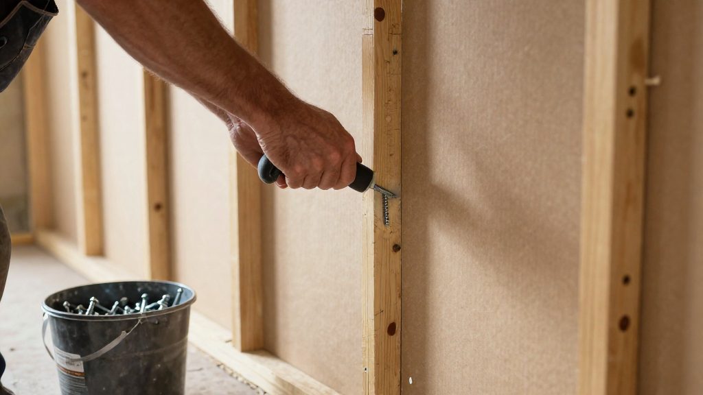 Quantos parafusos por m² de drywall?