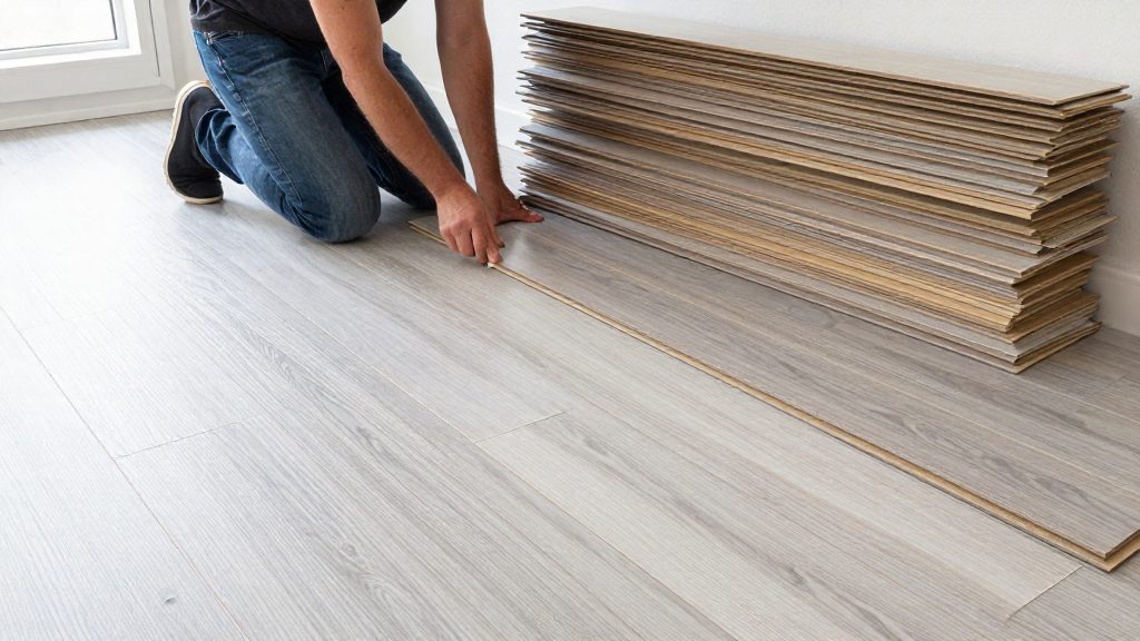 Quantas caixas de piso para 15 m²? Cálculo com perda