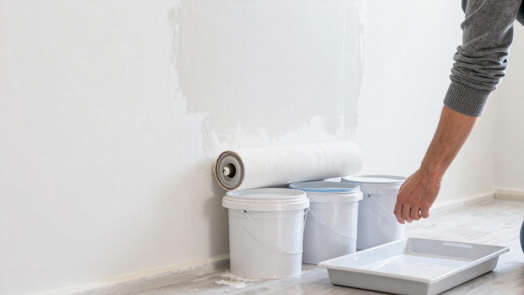 Quante mani di pittura dare su un muro nuovo?