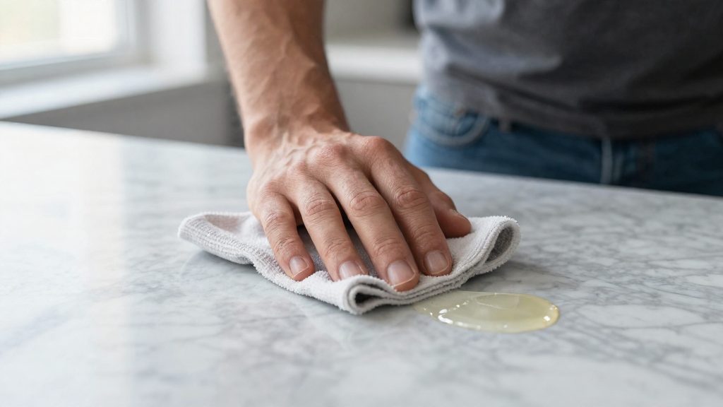 Su quali superfici evitare l'aceto?