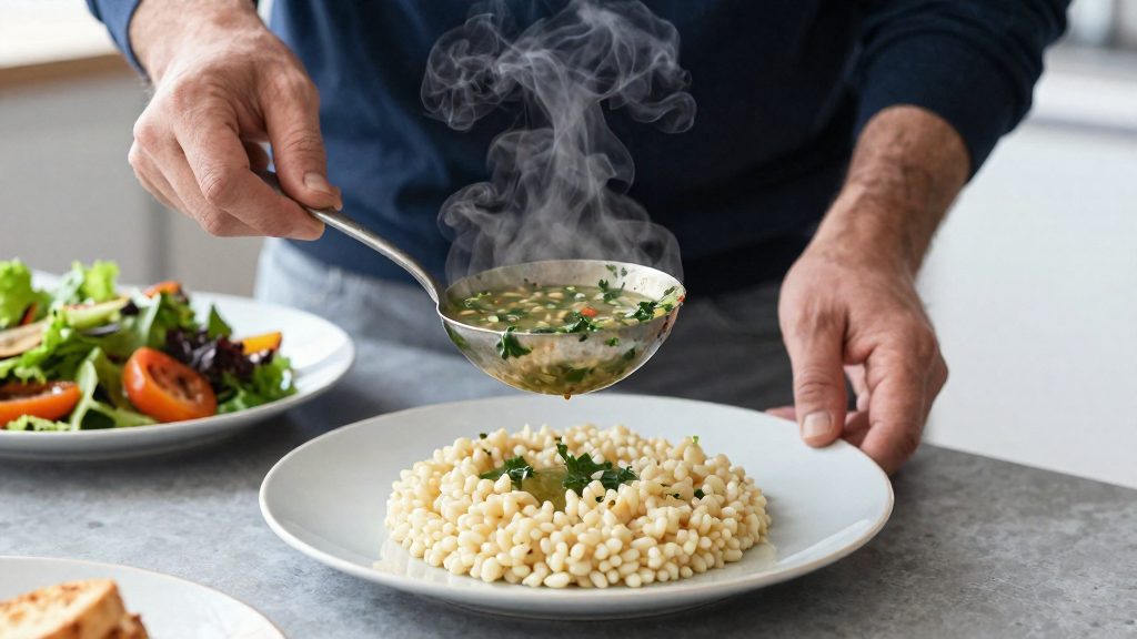 Quando cambia la dose: minestra, risotto o insalata?