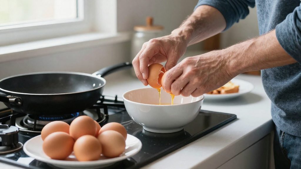 Quantos ovos por pessoa no café da manhã? Cálculo e limites