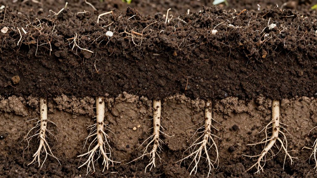 Minimum and optimal topsoil depth for vegetables