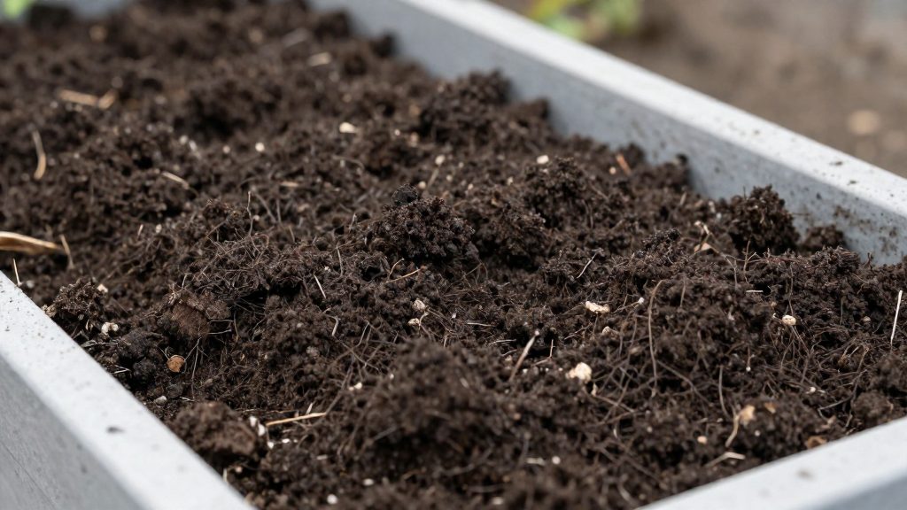 How much topsoil do you need for a garden bed?
