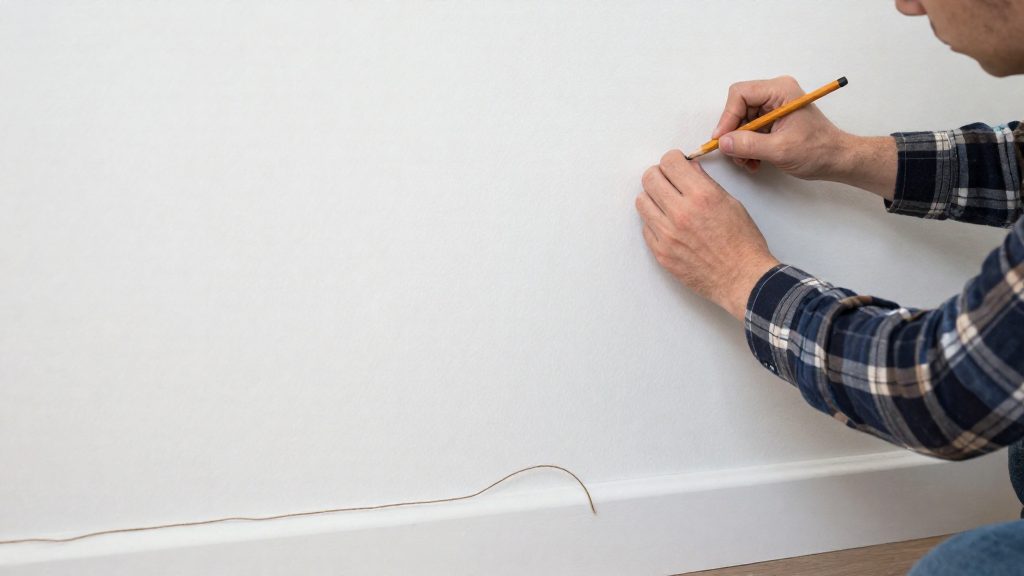 How do you measure the perimeter and wall height?