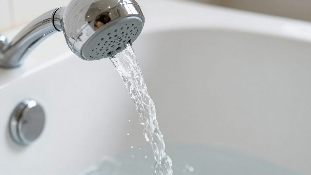 How much water does a shower use?
